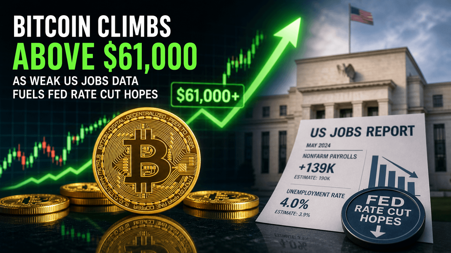 bitcoin-climbs-above-61000-as-weak-us-jobs-data-fuels-fed-rate-cut-hopes